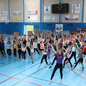 Planning de répétitions en gymnase pour le gala