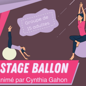 Stage ballon animé par Cynthia Gahon